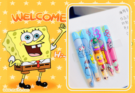 海綿寶寶美甲，南寧美甲造型職校學(xué)員作品