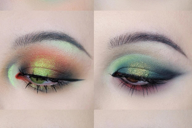 彩色煙熏截?cái)嘌蹔y，零基礎(chǔ)學(xué)眼妝