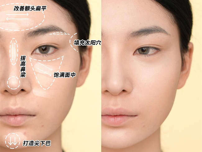 南寧美妝教學(xué)：光影化妝術(shù)教程，打造骨感臉