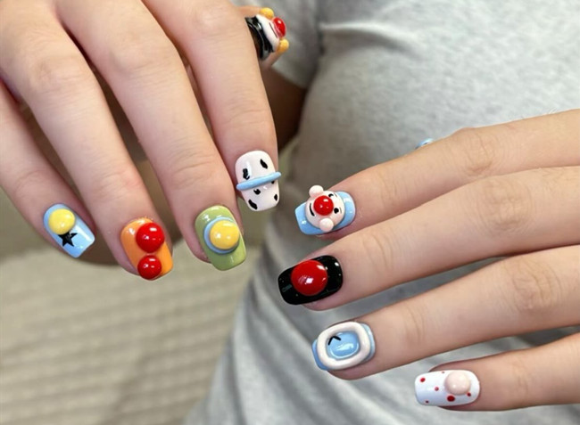 春日卡通美甲，廣西美甲造型培訓(xùn)整合
