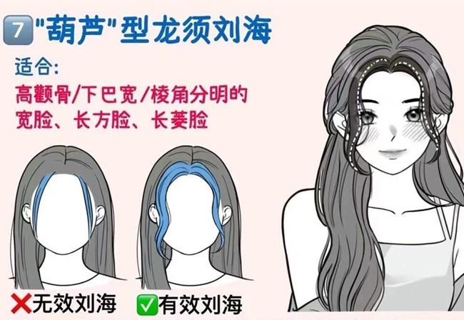 如何護(hù)理龍須劉海？南寧女士理發(fā)