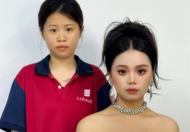 泰式禮服造型，廣西彩妝學(xué)校排行前十學(xué)員作品