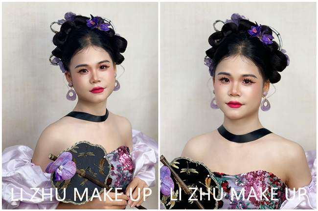 新中式東方造型，?南寧彩妝寫真機構(gòu)作品
