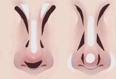 廣西習(xí)化妝排名：不同鼻型如何修容？