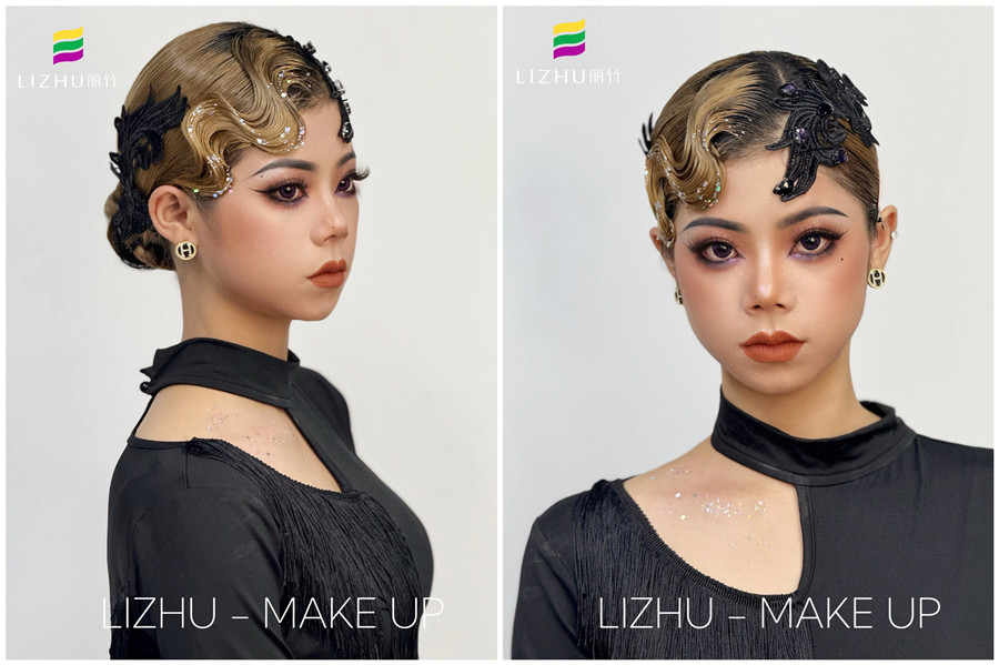 南寧彩妝職業(yè)教育：拉丁舞造型