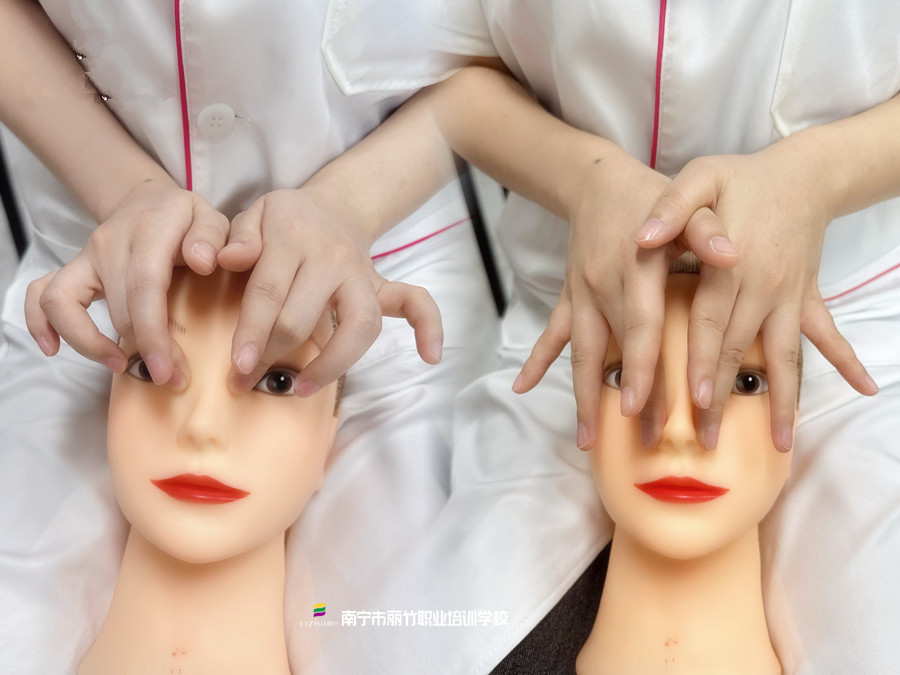 假頭模練習(xí)美容有什么好處，南寧美容培訓(xùn)學(xué)校