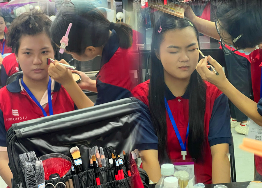 化妝基礎底妝練習，南寧培訓化妝基礎