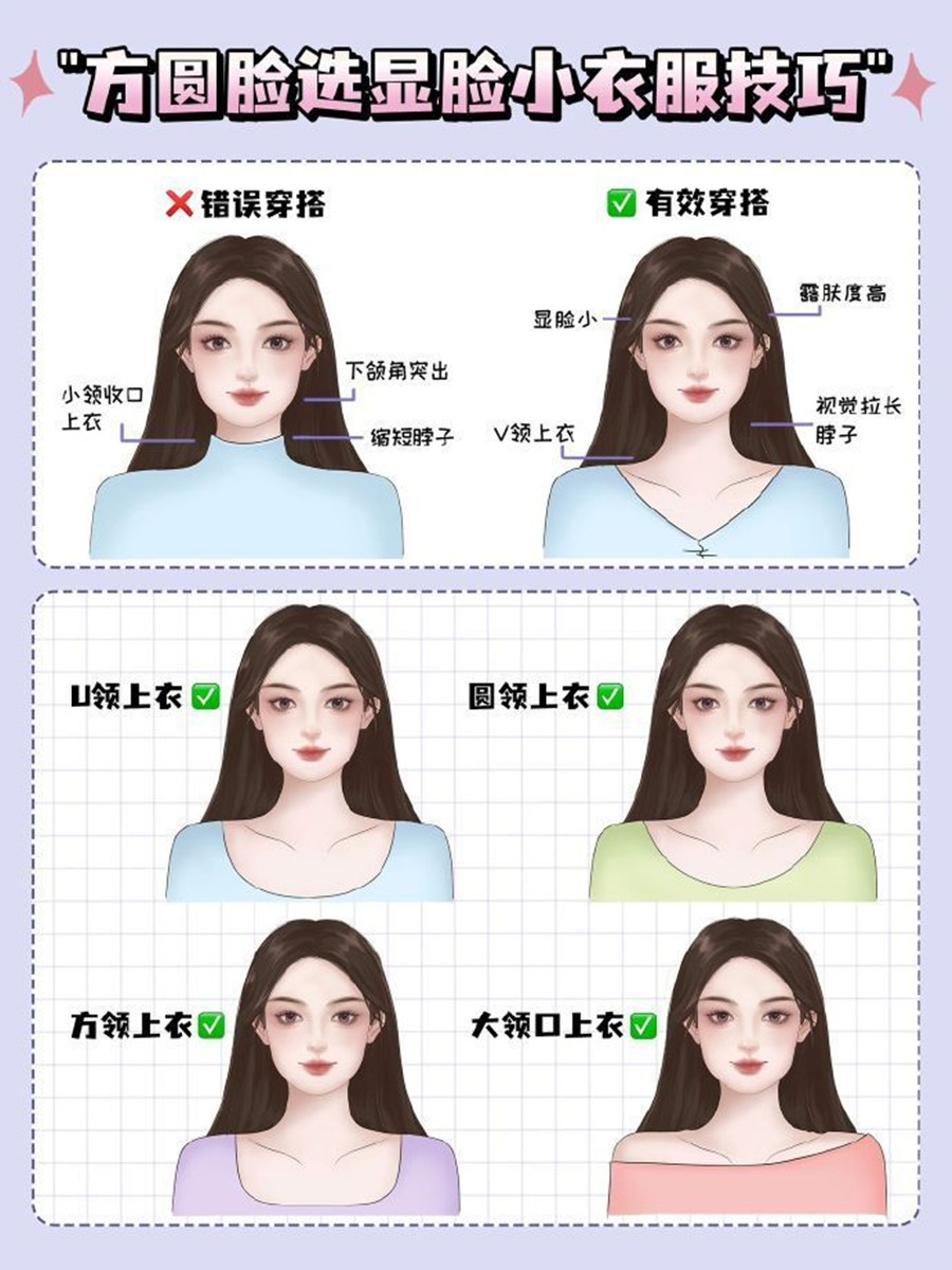 方圓臉如何選衣顯臉小？個(gè)人形象培訓(xùn)零基