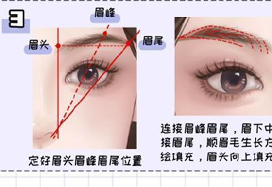 方圓臉如何畫眉？化妝新手入門教程