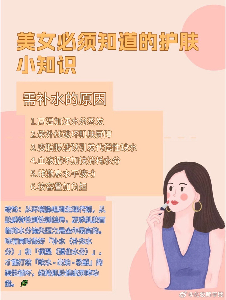 皮膚需要補水的原因，南寧美容師的日常