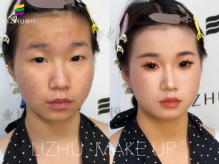 單眼皮調(diào)整技巧，廣西彩妝專業(yè)學(xué)校分享技巧